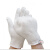 双安 一级灯罩棉纱细线手套白色耐磨纱线手套批发12倍数下单 600克灯罩棉手套