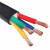佳雁 电线电缆VVR/RVVZ 4*16平方国标阻燃铜丝电缆线 4芯软护套线 1米