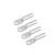 奈鑫  铝鼻子 DL系列铝接线祼端子 堵油电缆铝接头 冷压端子线耳铝鼻子 1 DL400-10个/包