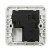 ABB五孔开关插座面板abb五孔USB插座 德静系列套餐 空白面板(白)