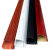 三角形铝合金线槽黑红白木纹色地板防踩墙阴角明装饰踢脚线板 纯黑色 带无痕红胶  2米长(拍10件