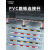 路锥连接杆伸缩杆套杆警示杆红白反光杆圆锥方锥隔离标志桶警示杆 【隔离墩杆】黑黄 2米-10根