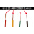 通信光缆扎线电力电缆绝缘绑线包塑扎丝瓷瓶绑扎线 红色(镀铜色铁芯直径1.5外径2.5 【200米每