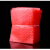 贝傅特 红色气泡袋 泡沫包装袋气泡膜垫片全新料防震泡泡袋打包袋 13*20cm（100只）