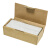 赫思迪格 水晶滑石笔 白色划线记号笔 实验无尘石笔 110mm（18个/盒）*10盒 HHW-474
