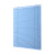 卡宝兰 铝合金折叠百叶窗帘办公室遮阳卷帘手动升降 免打孔款 1平方米天蓝色JH201厚（0.18mm）铝轨拉珠定制