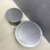 台面嵌入式垃圾桶盖子不锈钢装饰口摇盖商场酒店洗手间桌面圆方形 摇盖式方形160
