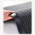五星盾 复合双条纹地毯 PVC防滑除尘吸水地垫整卷大面积可剪裁耐磨脚垫 走廊过道楼梯毯 烟灰色 宽0.9m（单米价格）