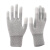 鲁工碳纤维PU涂指手套户外运动健身手套全指耐磨防滑防护用品 100双(全耐磨) L灰