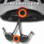 瑞恒柏滴滴代驾头盔新款加大码高德骑行一体成型透气虫安全帽 009灰色电池灯+滴滴头罩反光 2L(55-65)