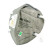 3M口罩活性炭 9541V KN95防护口罩 呼吸阀透气 防雾霾 PM2.5 针织带【20只】