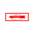 旋转方向标识中英文警示贴纸机械设备安全标志牌电机运转箭头标签 旋转方向-右（银底红箭头） 10x3cm