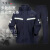 天堂店暴雨专用雨衣男外穿上下分体女士套装 藏青色-71b双层-反光条内网格 M