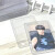 韩国ins咕卡套全透明白光加厚卡片保护套专辑3寸小卡硬胶套双面 竖版30个 双面覆膜B8卡套