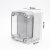 室外防水盒IP67户外防水接线盒透明盖ABS塑料密封盒防水箱 仪表盒定制 110*80*85