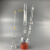 新国标二氧化硫残留量测定装置酸碱滴定法蒸馏仪器玻璃充氮蒸馏器 500ml玻璃件(四氟活塞)+支架+电热套+流量计
