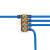威锐嘉 一分三免断线分线器1-6平方大功率接线端子导线并线器T型分二并线 ZK-316（2.5-16平方）1进2出黄铜 