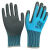 星宇（XINGYU）巨耐力浸胶手套 劳保手套 防滑耐磨手套 工作防护手套 A338蓝色M码 12副装
