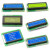 LCD1602A 12864 2004蓝屏黄绿屏带背光 LCD显示屏3.3V 5V液晶屏幕 LCD1602转接板含黄绿液晶屏(1个