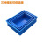 箱大王 Xrl-01 加厚长方形塑胶海鲜盘塑料方盘 周转箱养殖盘 P5蓝505*370*125