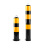 有豫 防撞柱 警示柱固定立柱防撞柱  固定带顶环114*500*2.0黑黄 单位：个