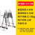 DUTRIEUX 伸缩梯子 人字梯 升降工程梯铝合金便携 多功能折叠不锈钢 多功能4.9米+4.9米