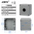 金属铸铝防水按钮盒孔径22端子开关盒 铝合金123456孔户外接线盒 22 4孔(175X80X56)