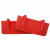 捆绑带拉紧器塑料护角物流运输重型材设备运输纸板纸箱玻璃打包垫 红色小型长款护角10个包邮