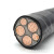 无氧铜芯电缆120mm2低压电力电缆yjv22-120平方5芯电缆 电力电缆 yjv22*4*120+1*70