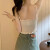 宝格妍新中式复古外穿小吊带背心女装夏季设计感刺绣带胸垫内搭短款上衣 黑色 S 80-95斤