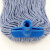 分色500g棉纱棉线清洁墩布吸水替换头铝合金直杆传统 蓝色拖把