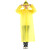易美丽诺 HT103 透明雨衣 户外时尚长款带帽雨衣旅行登山骑行旅游徒步 非一次性EVA防水便携雨披 黄色 成人款