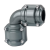 铝合金压缩空气管道 空压机节能管道 快捷管道 90度弯头 DN25(组合件)MZ22200302