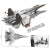 P51D野马战斗机军事飞机拼装积木喷火式轰炸机玩具男航模兼容乐高 歼15战斗机