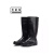 高筒轻便防护雨鞋防水防滑耐油耐磨鞋底黑色