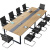 会议桌长桌简约现代办公室桌椅组合大桌子培训桌洽谈桌小型定制 1.8*0.9*0.75米(仅桌子)