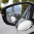 汇瀚汽车倒车镜后视镜小圆镜 360度可旋转倒车镜广角镜反光镜汽车盲 银边框一对装 北汽威旺S50威旺M50F威旺M20 威