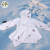 军源优选 JY-WZY-99 雪地身体防护服伪装衣两件 雪地伪装衣防航拍伪装服套装白色吉利服 白色 均码