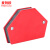 麦锐欧 焊接定位器 吸铁多角度直角斜角电焊辅助工具 六边形大号75LBS（吸附力33KG）红色