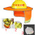 防晒遮阳帽子太阳能风扇夏季工地施工透气头盔遮阳板安全帽大帽檐 红色风扇帽