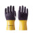 耐油手套博尔格801防水手套工业耐酸碱浸塑胶皮橡胶耐磨工地手套 博尔格201 耐油手套(10双价格) XL