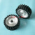 铝芯橡胶轮砂带机主动轮不锈钢抛光轮抛光机太阳轮铝心橡胶轮定做 平面橡胶  300*50*32mm