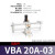 气缸增压阀VBA10A-02GN VBA11A-02GN VBA20A-03GN V VBA20A-03 无配件