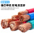 国标电线广州珠江电缆花城牌BVR15/25/4/6平方铜芯家装 4平方单皮软线100米红色