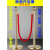 不锈钢挂绳一米线护栏 栏杆座 警戒线隔离带 钛金色迎宾礼宾柱 钛金3米带