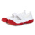 ASAHI朝日日本制儿童鞋一脚蹬小白鞋 幼儿园室内鞋防滑透气运动鞋 红色 内长16cm