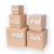 正方形快递纸箱纸盒五层发货打包搬家15/20/25/30/35/40 五层加硬 正30*30*305个