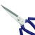 wimete 威美特 WIjj-168 工业用皮革专用大剪刀 包装裁剪剪线头 皮革剪刀剪子 蓝色P01