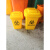 带锁扣密封式废物专用垃圾桶小区学校公共场所可黄大小号部分定制 橘黄色印或废物选一个) 120L带