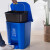 优易固（YOUYIGU）分类垃圾桶脚踏式新国标户外垃圾桶大号办公环卫塑料室内垃圾桶带盖带内桶30L